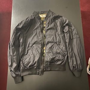 Black Bomber Jacket